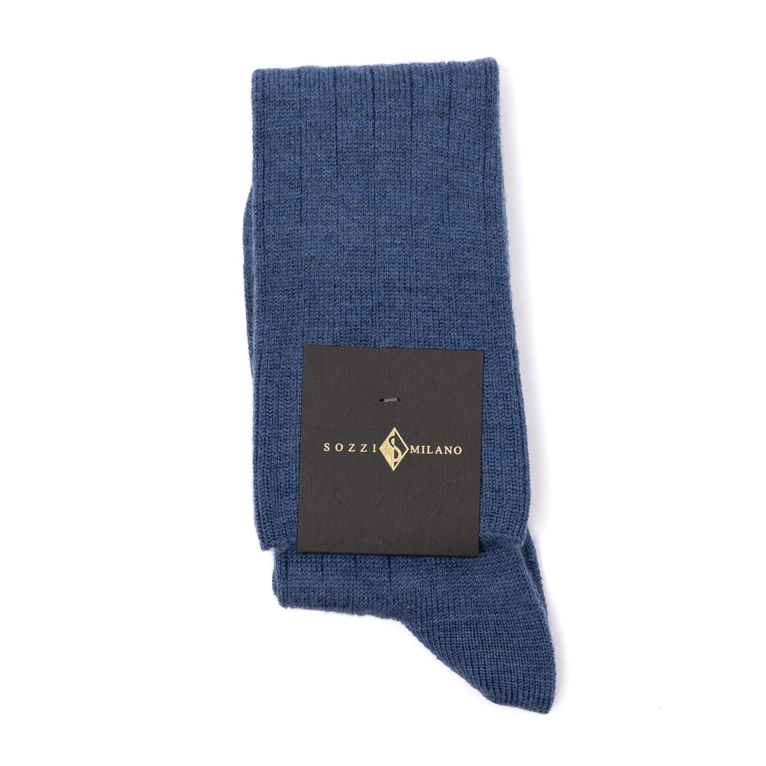 Knee Sock "Wide Rib" made from Lambswool
